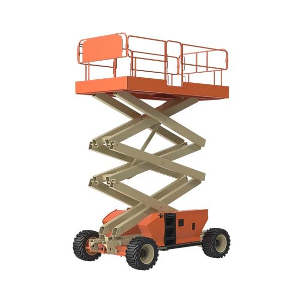 each scissor lift includes a maximum weight capacity that must not be gone beyond for safe operation